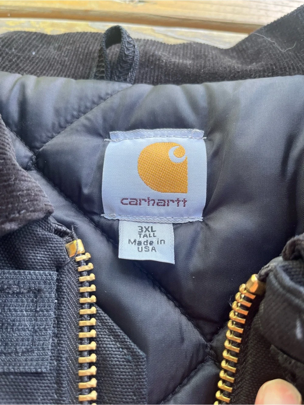 NWT Carhartt MADE IN USA Black Duck Detroit Jacket Size 3XL TALL